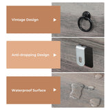 VVFLU Grey 6 Drawer Dresser for Bedroom with LED Lights and Charging Station, Wood 6 Chest Drawers, Large Storage for Clothes, for Living Room, Bedroom, Hallway, Taupe Grey VVFLU