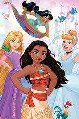 Prime 3D | Disney | Princess | 200 Piece 3D Jigsaw Puzzle for Adults & Kids | Finished Size 12" x 18" | Challenging & Fun for Kids & Families | Immersive 3D Lenticular Effect Prime 3D