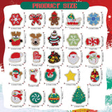 ZYNERY 24 Pcs Diamond Painting Magnets, Diamond Art Magnets, Mini Diamond Painting Kits, Refrigerator Magnets, 5D Diamond Painting Kits for Adults DIY Crafts Home Decor Gift (Christmas Theme) ZYNERY
