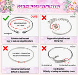 COO&KOO Charm Bracelet Making Kit, A Unicorn Girls Toy That Inspires Creativity and Imagination, Crafts for Girls Ages 8-12 with Jewelry Making Kit Perfect Gifts for 6 7 8 9 10 Girl Self-Expression! COO&KOO