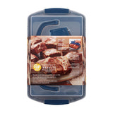 Wilton Perfect Results Non-Stick Oblong Cake Pan Set - Bake, Transport and Serve a Delicious Cakes, Brownies, Casseroles, 3-Piece, 13 x 9-Inch Wilton