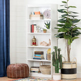 South Shore Axess 5-Shelf Bookcase - Pure White South Shore