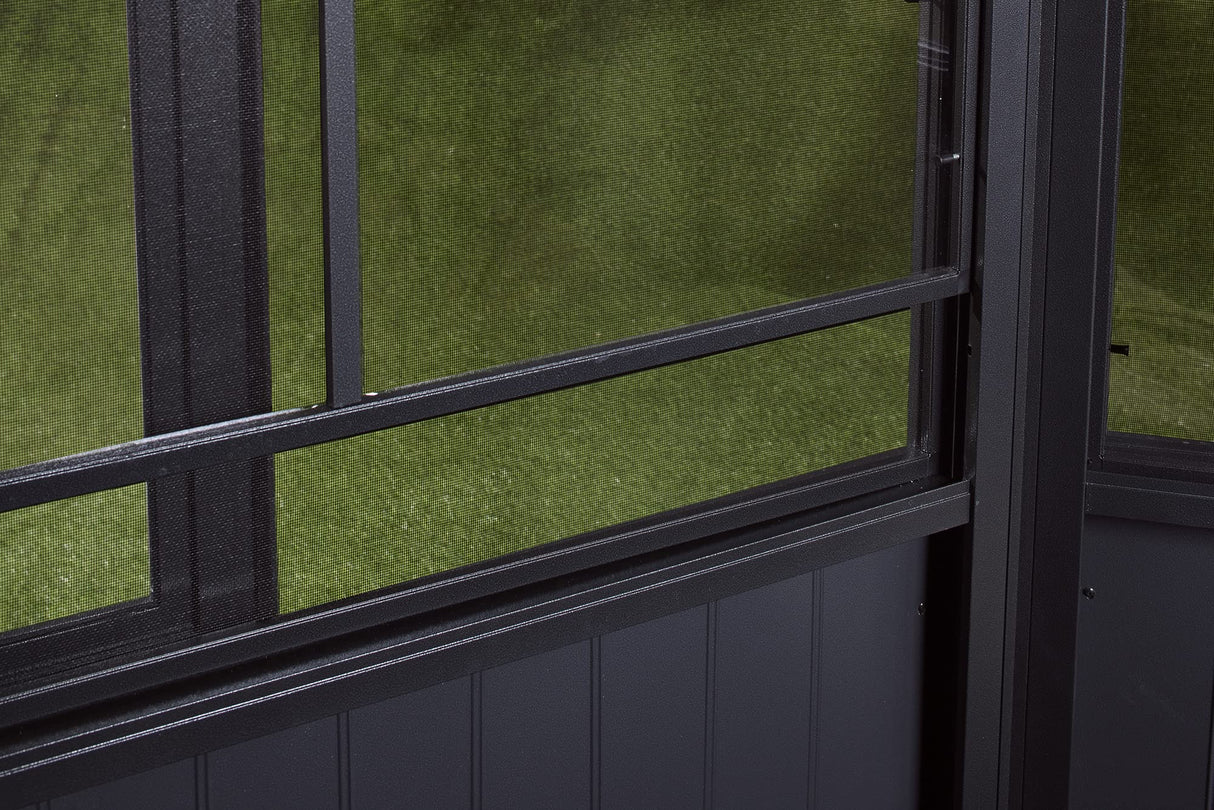 Sojag Outdoor 12' x 15' Charleston Solarium, Outdoor Sun Shelter and Shade Structure ShelterLogic