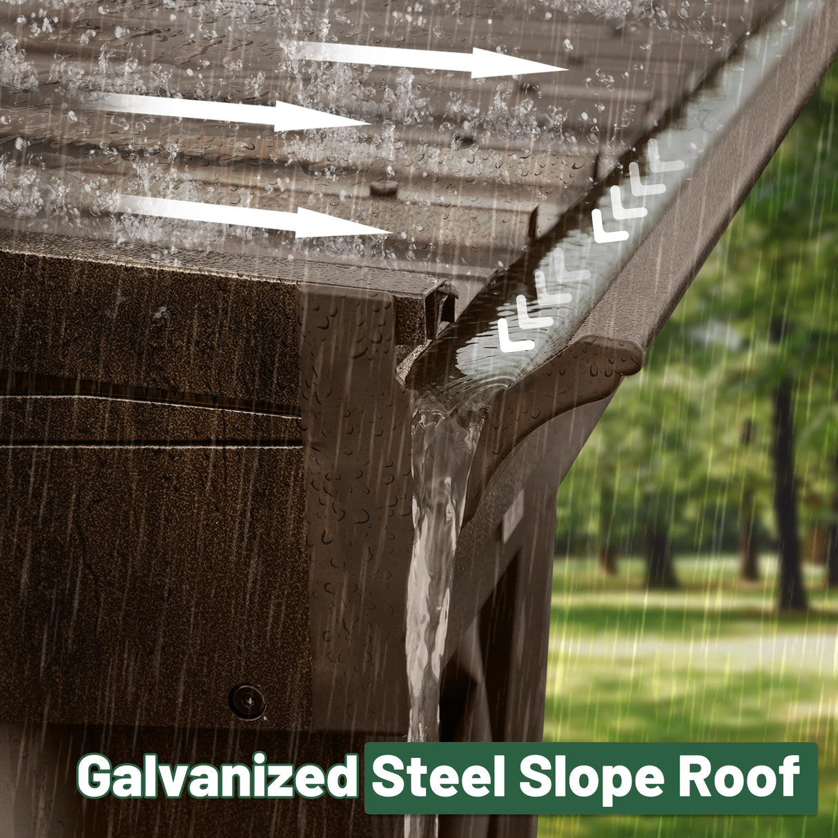 SHPAI 12’ x 20’ Lean to Gazebo, Outdoor Wall Mounted Gazebo Aluminum Frame, Hardtop Pergola with Galvanized Steel Sloping Roof for Patio Deck Garden Backyard, Curtain and Netting Included SHPAI