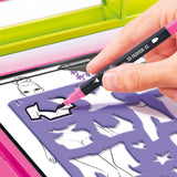 Canal Toys Style 4 Ever Fashion Design Studio, Design your own Fashions, Design Sheets with Stencils, Stickers, and Fabrics, Add Colors, Patterns, and Textures, All Organized in the Stylish Studio Canal Toys