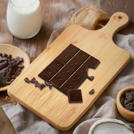 25 PCS Cutting Board Bulk Wood Chopping Board Laser Engraving Serving Board with Handle Charcuterie Boards for Customized Mother's Day Housewarming Gift 11" x 5" Bamboo YOUKE OLA