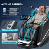 jopaw 2025 Massage Chair Full Body with 12 Auto Modes,Zero Gravity SL-Track Shiatsu Massage Chair with AI Control,Auto Body Detection,Foot Rollers,Body Scan and Waist & Calf Heating jopaw