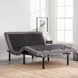 LUCID 10 Inch Firm Gel Memory Foam Mattress and LUCID L300 Adjustable Base (Twin XL) LUCID