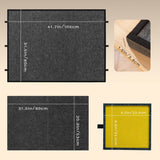 Tektalk 2000 Piece Foldable Jigsaw Puzzle Table with Cover, 3-Tilting-Angle Plateau, Lightweight Portable Felt Puzzle Board with 6 Sorting Drawers (Dark Gray) Tektalk