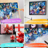 JYLMOOD Paint by Number for Adult Kits, DIY Cartoon Acrylic Oil Painting Kits for Adults Kids Beginners for Home Wall Decor Gifts 16x20 Inch (No Frame) JYLMOOD