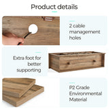 LINSY HOME Farmhouse TV Stand for 65 Inch TV, Wood Entertainment Center with Glass Door Storage Cabinet & Adjustable Shelves, Large Sturdy TV Console Table for Living Room Bedroom LINSY HOME