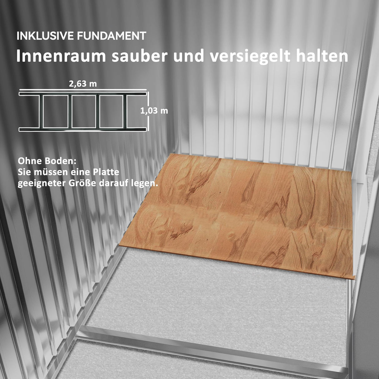 Outsunny 9' x 6' Outdoor Storage Shed, Garden Tool Metal Shed with Foundation Kit, Double Lockable Door, Air Vents and Sloping Roof, for Backyard, Patio, Lawn, Dark Gray Outsunny