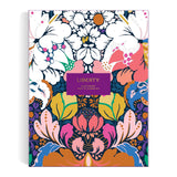 Galison Liberty Glastonbury – DIY 9 x 12 Paint by Number Kit with Iconic Liberty Print Art for Beginners and Experts Includes Paint and Brushes Galison