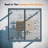 Modern Shade Aurora Louvered Pergola 10'x10' with USB Charging Port Deck, Outdoor Pergola with Adjustable Waterproof Roof & Integrated Drainage, Reinforced Frame for Patio Deck, Easy Assembly, Black Modern Shade Outdoor Living Spaces