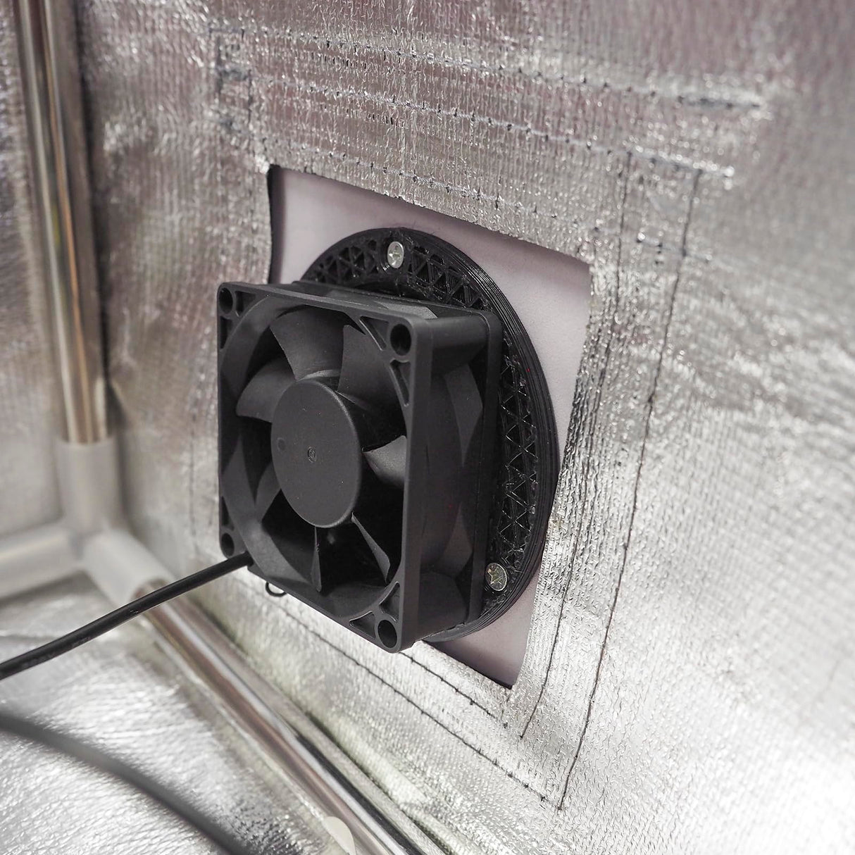 Makacces Resin 3D Printer Enclosure with Ventilation, 12V Fan Vent Pipe with Speed Controller, Fire Resistant Fabric,UV Light Shelter, Ventilate Resin Smell, Keep Warm, for Common LCD 3D Printers Makacces