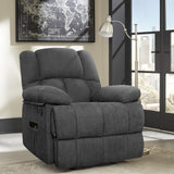 LPFLPF Oversized Recliner Chair,Wide Manual Recliner,Lounge Chair for Living Room,Theater Seating for Big Man, Grey LPFLPF