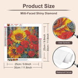 Anuver Diamond Painting Kits for Adults, Flower Diamond Art Kits for Adults, Rose 5D Diamond Artr, DIY Full Drill Diamond Painting and Crafts, 12x12 Inch Anuver