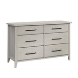 Sauder Summit Station Dresser, L: 50.91" x W: 18.15" x H: 31.85", Glacier Oak finish Sauder