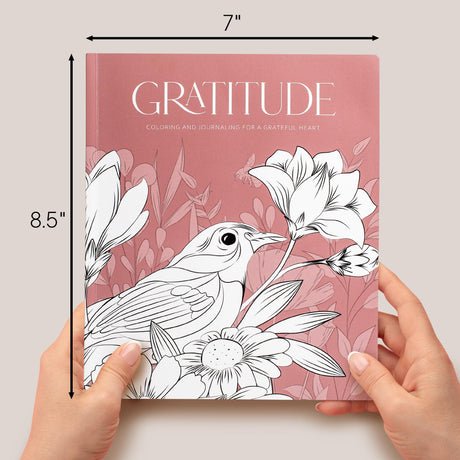 Beautiful Adult Coloring Book Set of 2 for Relaxation - Gratitude and Mindfulness Books with Inspirational Quotes Making it a Great Gift - Perfect Stress-Relieving Books Fun to Color for Women ZICOTO
