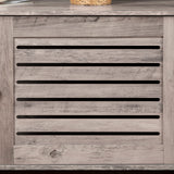 HOOBRO Cat Litter Box Enclosure, Hidden Cat Litter Box Furniture with Louvered Door, Spacious Hidden Cat Washroom with Divider, Cat Furniture Cabinet, 31.5" L x 17.7" W x 18.1" H, Greige BG07MW01 HOOBRO