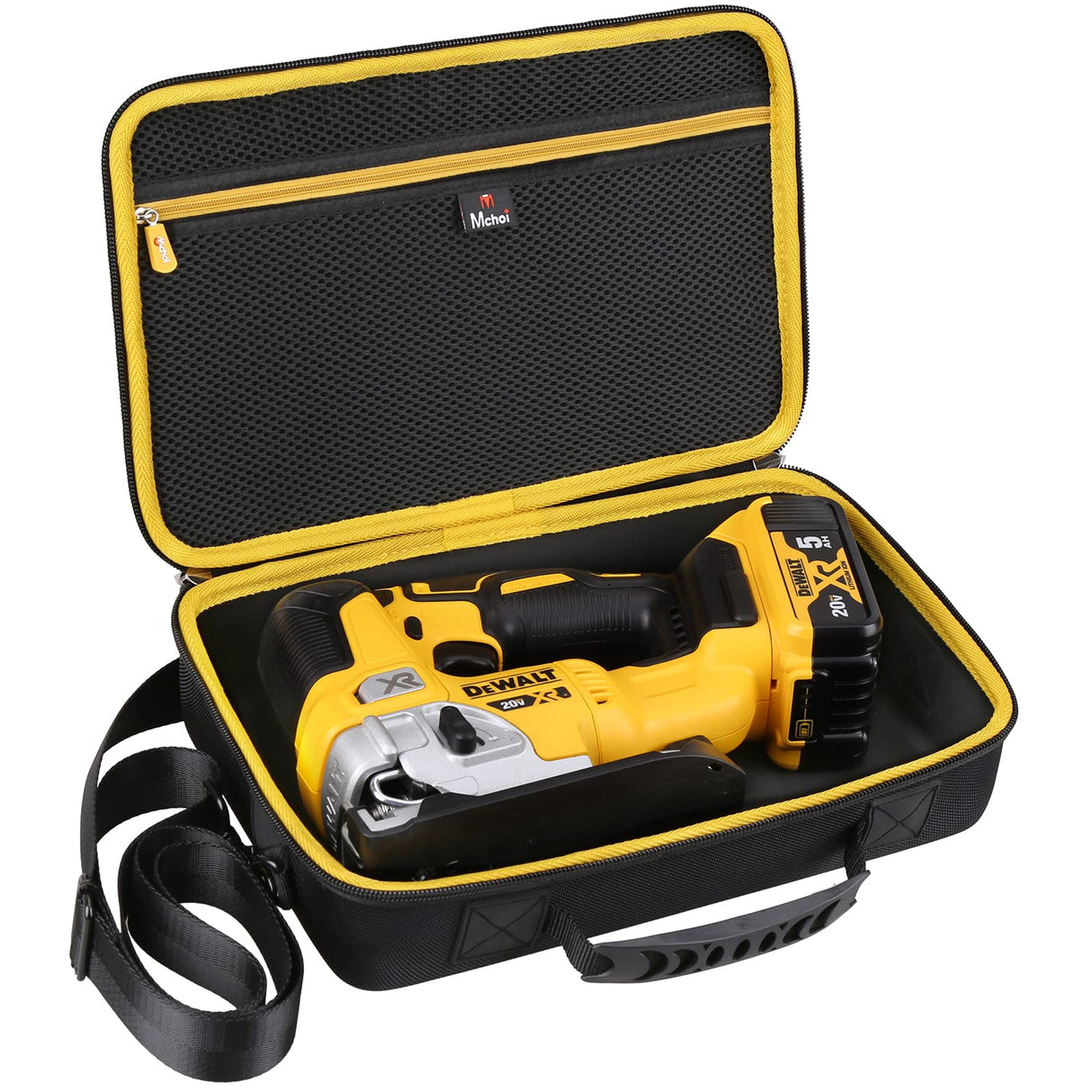 Mchoi Hard Carrying Case Fits for DEWALT 20V MAX XR Jig Saw DCS334B / DCS335B, Case only Mchoi
