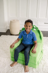 Soft Landing - Elite Seats - Premium Character Sofa Seat & Transformable Fold-Out Lounger with Carrying Handle – Dino Soft Landing