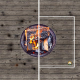 Fireside Outdoor Fire Pit Mats for Under Fire Pit - Grill Mats for Outdoor Grill, Fire Mat for Deck Protection, Fireproof Mat for Under Fire Pit, Outdoor Firepit Mat for Safe Use - Ember Mat, 67"x60" Campfire Defender Protect Preserve