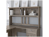 Bush Business Furniture Salinas 60W Desk Hutch in Driftwood Gray - Stylish Storage Solution for Home Office Bush Business Furniture