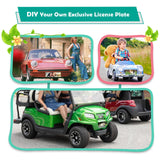 Upspotie 6Pack Sublimation License Plate Blanks, Sublimation Plates Heat Thermal Transfer Sheet DIY Picture, Metal Aluminum Automotive Front License Plate Tag for Personalized Design - White Upspotie