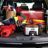 Crock-Pot 6 Quart Cook & Carry Programmable Slow Cooker with Digital Timer, Stainless Steel (CPSCVC60LL-S), pack of 1 Crock-Pot