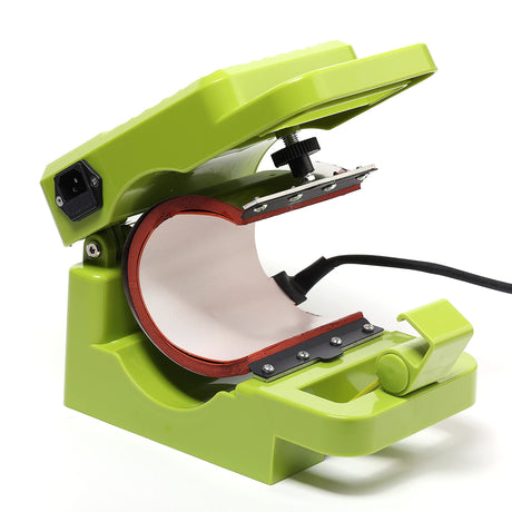 Mug Heat Press - 9.5 in Manual Mug Roasting Machine, WT-102 Mug Coffee Cup Heat Transfer Sublimation Heat Press Machine, DIY Coffee Cup GUDVES