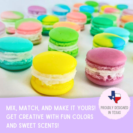 Innovative Ginger DIY Macaron Soap Making Craft Kit for Kids, Teens, and Adults - Fun, Easy, Creative - Large Soap - Perfect Birthday & Holiday Gift - Unique, Mess-Free, All-in-One Kit (Macaron) Innovative Ginger