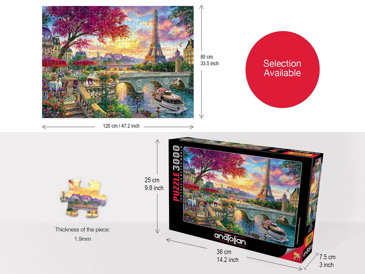 Anatolian Puzzle - Blooming Paris, 3000 Piece Jigsaw Puzzle #4919 Anatolian
