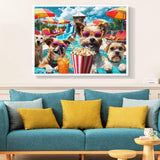 300 Piece Jigsaw Puzzle for Adults, Fun at The Amusement Park Dog Puzzles, Funny Puppy Jigsaw Puzzles, Animal Pet Lover Challenging Puzzles for Friends Family Activity Game Nights Gifts VOLUVOLU