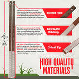 Post Buddy Pack of 8 Easy Fence Post Repair to fix 4 Broken Wood Posts, Fast and Easy to Install, Effective, Long-Lasting Post Buddy