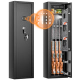 INTERGREAT 2-6 Gun Safe, Gun Cabinet for Rifles, Rifle Gun Safes for Home,Quick Access Rifle Safe with Digital Keypad INTERGREAT
