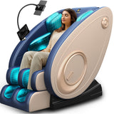 BILITOK Full Body Massage Chair Recliner with Zero Gravity, Heating, Bluetooth Speaker, Air Compression, Blue BILITOK