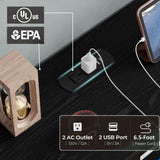 CollaredEagle 10-Drawer Dresser with Charging Station, Storage Drawers with LED, TV Stand for up to 55inch TV, Fabric Chest of Drawers for Closet, Living Room,Entryway, Bedroom, Black CollaredEagle