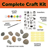 Creativity for Kids Hide and Seek Halloween Rock Painting Kit - Halloween Crafts for Kids Ages 6-8 for Kids, Kids Crafts Creativity for Kids
