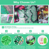 HEIBAGO Flamingo Diamond Art Kits for Adults, 5D Full Drill Round Bird Painting Gems with Beach Diamond Painting, Diamond Dots Perfect for Home Wall Decor 12x16inch HEIBAGO