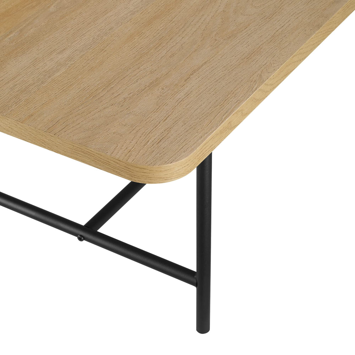 Walker Edison Lyson Coastal Oak Modern Nesting Tables Set of 2 Walker Edison