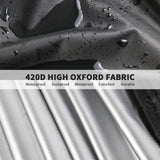 Youlvy Outdoor Prep Table Cover 72 Inch,Waterproof Patio Stainless Steel Table Cover Metal BBQ Table Cover All Season Pretection for Outdoor Table - 72 x 24 x 35 Inch Youlvy