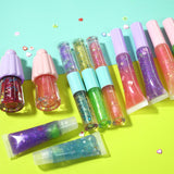 BRIPATI DIY Lip Gloss Making Kit - Make Your Own Lip Glosses Moisturizing DIY Lip Glaze Handmade Glittery Set for Teens Girls Women Makeup Lover Beginner Christmas Birthday Gift BRIPATI