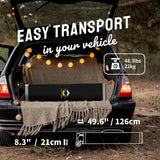 CROWN SHADES 10x10 Pop Up Canopy Tent Instant Commercial 1-Person Setup Patended Centerlock with 400D Silver Coated Fabric, 4 Sidewalls, 4" Wheels, 4 Upgraded Weights, Sto'N Go Bag, White CROWN SHADES