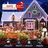 Heceltt Christmas Lights Outdoor, 394FT 1000LED Christmas Lights with 8 Modes and Timer Memory Function Christmas String Lights Waterproof Plug in for Xmas Tree Wedding Party Holiday Decor Heceltt