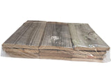 Rustic Weathered Reclaimed Wood Planks for DIY Crafts, Projects and Decor (12 Planks - 5.5"x12) Rockin' Wood
