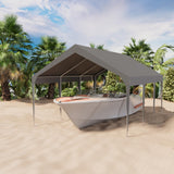 13x20FT Heavy Duty Carport Canopy Portable Garage Shelter, Waterproof & UV Protected for Party Tent, Outdoor Car Storage, Durable Vehicle Protection Shed PeakPursuit
