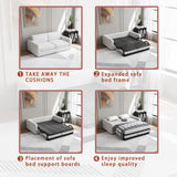 Imperius Heavy Duty Sofa Bed Support Board, Pull Out Couch Mattress Board, No Assembly Needed,48''x60'' Queen Size Imperius