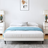 Vaciwe 4 Inch King Size Box Spring Heavy Duty Metal Mattress Foundation with Easy Clean Cover, Noise Free,Easy Assembly Vaciwe