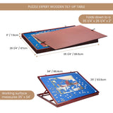 Bits and Pieces - Puzzle Expert Tabletop Easel - Non-Slip Felt Work Surface Puzzle Table Accessory to Put Together Your Jigsaws Bits and Pieces